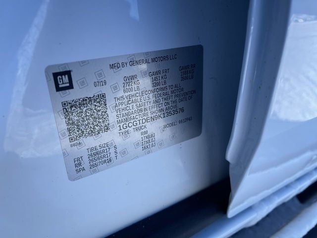 2019 Chevrolet Colorado 4WD Z71