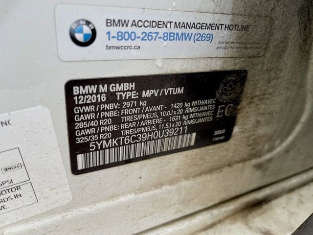 2017 BMW X5 M X5 M Sports Activity Vehicle
